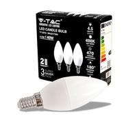 LED Bulb 4.5W E14 Candle 4000K 3 Pcs/Blister