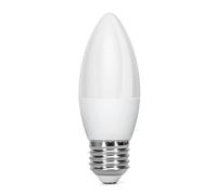 LED C37 E27 3 W, confezione da 2 pezzi con luce calda. Illumina la tua casa in modo efficiente e sostenibile, riducendo il consumo energetico con un design moderno ed elegante.