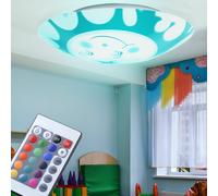 LED Camere Bambini Vetro Illuminazione Copertura Sole Ragazzi RGB Big Luce [EEK: F]