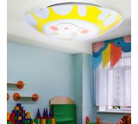 LED Camere Bambini Vetro Illuminazione Copertura Sole Ragazzi RGB Big Luce [EEK: F]
