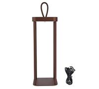 LED Camping Lantern | 5000mAh USB C Rechargeable & 2 - Level Dimming | IP54 Weather - protected for Outdoor Emergency / Electricity Interruption / Bedside Table Lamp | 25 Beads, (Brown)