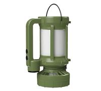 LED Camping Lantern with Tent Fan, Solar and USB Rechargeable Lamp, 4 Lighting Modes, Compact Hanging Hook, Adjustable Brightness for Outdoor Home emergencies Use
