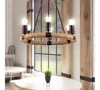 LED Canapa Corda Parete Lampade Ess Camera Lampadario Coprire Pendolo Filamento [EEK: E]