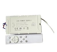 LED ceiling lamp AC85-265V adapter driver suitable for LED light strip DC 72V light strip wireless remote control light switch(300 mA)