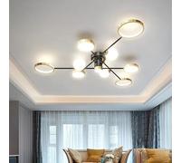 Led Ceiling Lamp For Living Room Modern Home Decor Bedroom Dining Hall Study Kitchen Loft Chandelier Black Gold Light Fixture