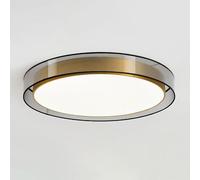 LED Ceiling Light All Copper Modern Living Room Nordic Simple Room Round Bedroom Decorative Ceiling Light