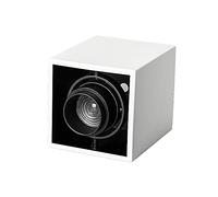 LED Ceiling Spot Light Adjustable Focus Aluminum Surface Mounted Panel Downlight Anti-Glare Integrated Spotlight for Gallery Kitchen Stage Exhibition Decor,