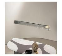 LED Chandelier Modern Black Glass Long Line Pendant Lamp Dinging Room