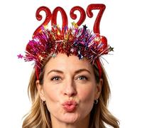 LED Christmas Headband - 2027 Cute Light Up Design, Festive Hair Accessory