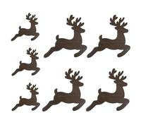 LED Christmas Tree Decor, Adds Warm Glow with Reindeer Light Decor, 7 pezzi | TITOLO DIFFERENTIATION 7-piece Wooden LED Reindeer Lights For Cabinets, Porch, Balcony, Patio And Door