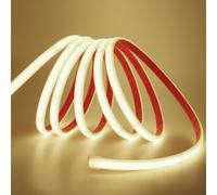 LED COB 220V con Cinta Adhesiva 240LEDs/m Impermeabile Luce di Cuerda Flexibile [EEK: A+++]