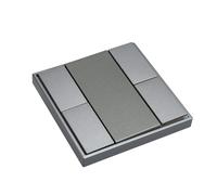 LED Connex Knx Wallpanel SR-KN9551NK4 Metallo 4-Taster