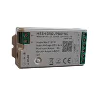 Led Controller Dimmer 1CH, WIFI RF 2.4G, App TUYA e Smart Life, DC5V 12V 24V, Max 15A 360W, Per Striscia Led Mono Colore, Formato Slim 75X36X17mm