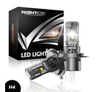 LED COPPIA LAMPADE AUTO LAMPADE H4 70W 30000LM 6500K FARI BIANCA LUCE LAMPADINE