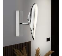LED Cristallo Parete Lampada Balenabalena Design Salotto Dormire Camera Cromata