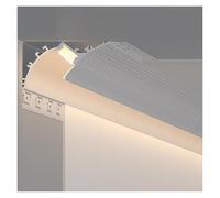 LED Crown Moulding Cove LightCustomizable soffitto & parete cornice con LED Channel18m/60ft verso il basso e verso l'alto Wall Washer Diffusore