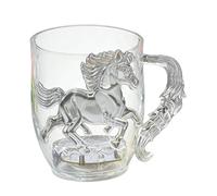LED Cup - ABS, 3.54x3.15x3.94in Water-Activated Glow Drinkware Color-Changing LED | Horse Light-Up Cup, Glow Cups For Tea, Milk, Juice, Home, Office, School, Cafe, Party, New Year, Spring Festival