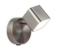 LED Da Parete Spot Lampada Luce Argento Faretto Sonno Ess Salotto Camera [EEK: F]