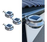 LED Dachrinnenleuchte 3-24 Pezzo Acciaio Luce Recinzione Del Percorso Solare