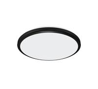 LED Deckenleuchte Esterno IP54 Ø 26,5cm Rotondo 4200K 1980lm Nero Bianco Esterni