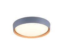 LED Deckenleuchte Grigio Natura Dimmerabile Ø40 CM Tondo 3000 K Soffitto Salotto [EEK: E]