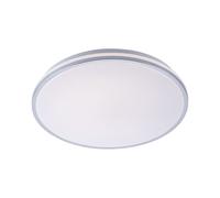 LED Deckenleuchte IP44 D: 49 CM Rotondo Cromo Bianco 3000 K Caldo Bagno Lampada [EEK: E]