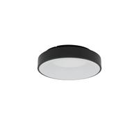 LED Deckenleuchte Piccolo Bagno Nero Alluminio Ø38 CM 2600 Lm Plafoniera Cucina [EEK: G]