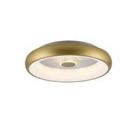 LED Deckenleuchte Rotondo Ø 50 CM IN Ottone Regolatore Cambio Plafoniera Interno [EEK: E]