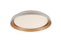 LED Deckenleuchte Rotondo D: 43 CM Bianco Ottone 3000K 2630lm Dimmbar Plafoniera [EEK: D]
