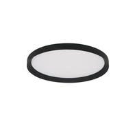 LED Deckenleuchte Soggiorno Nero Bianco B:40 CM 2700 K Plafoniera Wohnlich [EEK: F]
