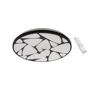 LED Deckenleuchte Telecomando Dimmerabile IP44 Rotondo Ø49 , 5cm Nero Bianco Bad [EEK: E]