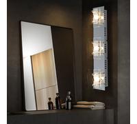 LED Design Cromo Coprire Lampada Cucine Illuminazione Corridoio Parete Spot Glas