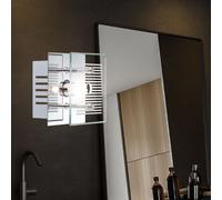 LED Design Cromo Coprire Lampada Cucine Illuminazione Corridoio Parete Spot Glas