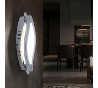 LED Design Lampada Parete Corridoio Scala Illuminazione Cromo Faretto Luce
