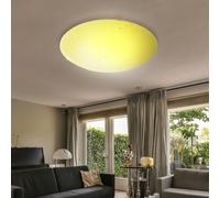 LED Design Lampada Vetro Giallo Rotondo Coprire Lusso Luce Lavoro Camera Luce [EEK: F]