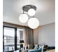 LED Design Sfera Soffitto Luce Salotto Dormire Camera Appesa Lampada Vetro Raso [EEK: F]