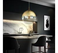 LED Design Soffitto Lampada Sospensione Dormire Camera Illuminazione a Oro Vetro [EEK: F]