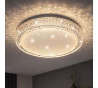 LED Design Soffitto Lampada Sternen-Effekt Luce Diurna Cristallo Faretto Bianco [EEK: Non valutato]