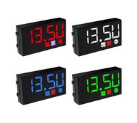 LED Digitale Display Metro Universale Voltmetro Orologio Termometro Motocicletta