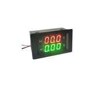 LED Digitale Voltmetro Amperometro AC 50A Tipo Fisso AC 0-500V Tensione Corrente Doppio Metro DC Volt Ampere Tester Volt Amp Tester da pannello (Color : Black cover)