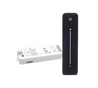 LED dimmer 12V 5V 24V 36V 8A PWM switch with 2.4G brightness adjustment touch remote control, suitable for single color LED light strip V1(Push Switch Only)