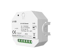 LED dimmer controller L1-CB 2.4G 0/1-10V dimmer AC110 220V 1CH*3A control push dimming suitable for 0/1-10V dimmable LED driver