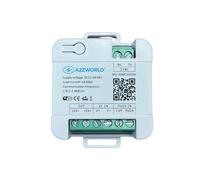 LED Dimmer WiFi 2.4G + Pulsante, 12V 24V 48V 6A, Compatibile Con TUYA e Smart Life, Controllo Smart APP/Voce/Pulsante, IP20