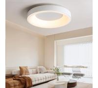 LED Dimmerabile lampada da soffitto 34W Moderno Plafoniere Bianco Minimalismo Lampade da cucina corridoio Camera da letto Lampada da bagno 3000K/4500K/6000K Balcone Salotto Ingresso Ø30cm