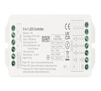 LED dimming controller 2IN1-PZ2/ 5IN1-PZ5 3.0 +2.4G LED controller DC12~48V Max 20A suitable for single and double color/RGB/RGBW/RGB+CCT LED light strips(PZ5 5in1)