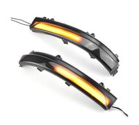 LED Dinamico Laterale Indicatore Indicatore Di Direzione Dinamico A LED Per Specchietto Retrovisore Segnalazione Ripetitore Per Jetta Mk6 SE Per GOL Per Geracao 6/7/8 Per Fox Xtrem(Dynamic-Smoke)