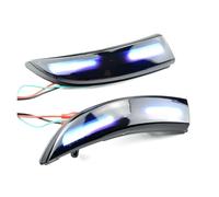 LED Dinamico Laterale Indicatore Indicatore Direzione Dinamico A LED Luce Laterale Scorrevole Specchietto Retrovisore Per Ford Per Fiesta Mk7 2008 2009 2010 2011-2017 Per B-Max(Yellow and blue)