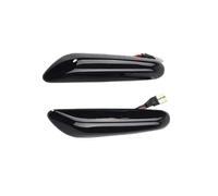 LED Dinamico Laterale Indicatore Luce Di Direzione Laterale Dinamica A LED Per BMW E60 E61 E90 E91 E87 E81 E83 E84 E88 E92 E93 E82 E46 Serie 1 3 5 X1 X3 2004(Black Lens C)