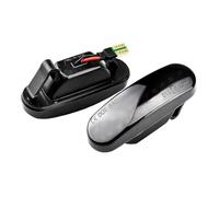 LED Dinamico Laterale Indicatore Luce Di Posizione Laterale Dinamica A LED Sequenziale Per Fiat Per Doblò Per Panda Per Idea Per Stilo Per Fiorino Per Multipla Per Punto Per Qubo Li(Smoked black)