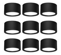 LED Downlight Baffle Trim Indoor Ceiling Light9W15W20W Ceiling Downlights Mounted COB Downlight for Exhibition Hall Living Room Downlights9 Pack6000K-15W,6000k-9W